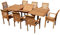 ALEOS. Teak Set: Gartengarnitur Tobago Ausziehtisch 180-240cm x 100cm mit 8 Alpen Sessel Holz Serie JAV