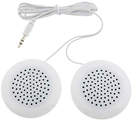 Aofan 2 in 1 Mini Pillow Speaker 3.5mm With Inline Volume Control for MP3, MP4, CD, Mobile phone Player