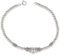Armband mit Kugeln, Silber, rhodiniert, ethnisch.