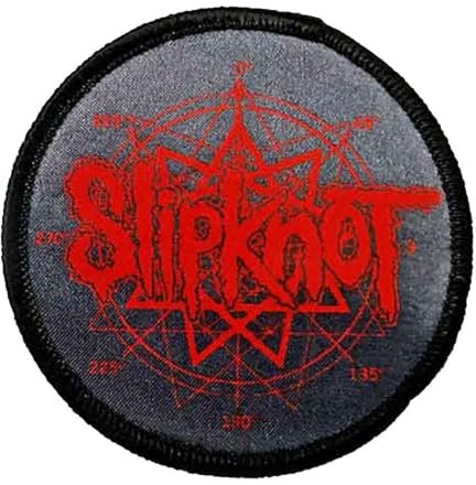 Slipknot Logo And Nonagram Standard Printed Patch Accessory Size