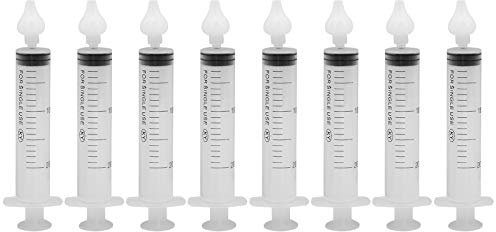 8 Stück Nasenspülspritze | 20ml Nasenspritze Gegen Baby Rhinitis Tragbares Druck Nasenspülsystem Multifunktionale Nasenspülung Katheterspitze Spritzen Nasenreiniger für Babys und Erwachsene(#1)