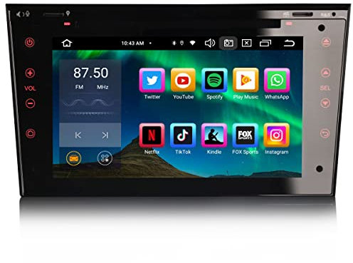 Erisin 7 Zoll Android 12 8-Kern 4GB RAM+ 64GB ROM Autoradio Mit GPS Navi für Opel Astra H Antara Corsa C/D Vivaro Zafira Vectra Meriva Signum Combo Unterstützt DSP Bluetooth CarPlay DAB+ WiFi TPMS