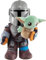 Star Wars The Mandalorian 2 Plüschtiere (28 cm) mit Grogu (10 cm), mit detailliertem Kunststoffkopf und Plüschkörper, Spielzeug für Kinder, ab 3 Jahren, HNT52