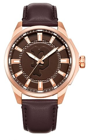 Police Analog PEWJA2204307, Brown, 46MM, Strip