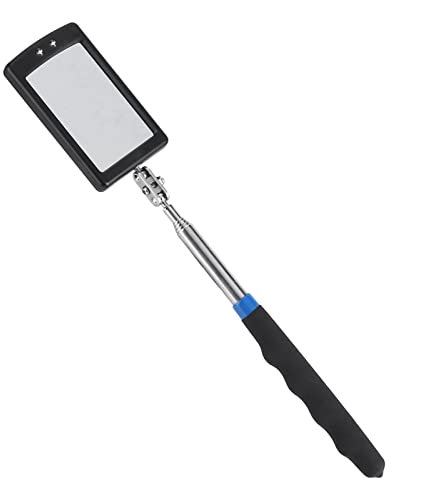 Ailao Inspektionsspiegel Teleskopierbarer LED-Beleuchteter Flexibler Verstellbarer Inspektionsspiegel 360-Grad-Schwenk-Verlängerungswerkzeug.