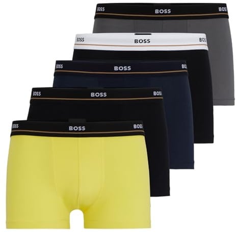 BOSS Herren 5-Pack Bold Logo Trunks Badehose (5er Pack)