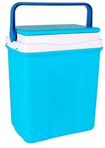 AC - Nevera portatil con Asas, Fabricado en Polipropileno Resistente, Ideal para Playa o acampadas, Porta Alimentos, Capacidad de 30L (46 x 40 x 26 cm).