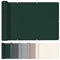 HENG FENG Frangivisto per Balcone 1x3m, Copri Ringhiera Balcone in HDPE, Anti-UV, Resistente al Vento e alle Intemperie, con Cinghie, Verde