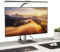 CSL - Monitor Lampe dimmbar - USB LED Tischlampe Screenbar Lichtleiste Schreibtischlampe – stufenlos dimmbare Helligkeit – 3 Farbtemperaturen kalt warm neutral – Tisch-Halteklammer – schwenkbarer Hals