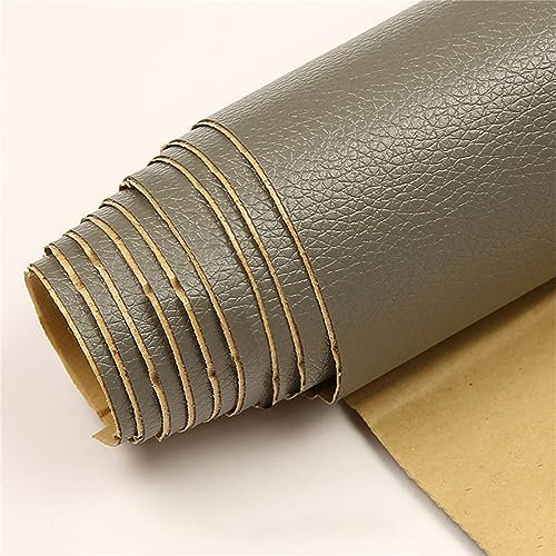 E-ALLDIR 1 Stück Leder Reparatur Set Patch KitSelbstklebende PU Leder Reparatur Tape Patch Erste Hilfe für Sofa Auto Sitz Möbel Jacken Handtasche dunkelgrau 2 20 x 30 cm