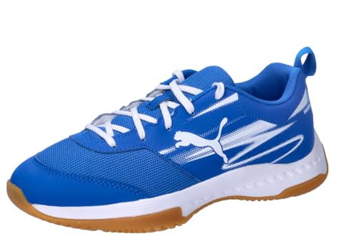PUMA Unisex Kinder Varion Ii Jr Indoor Court Shoe, Puma Team Royal Puma White Gum, 34.5 EU