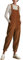 Odizli Salopette da donna Autunno Cordino Loose Fit Lungo Tuta con Tasche, marrone, M
