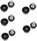 5pcs RV24YN20S single coil carbon film potentiometer B102 B103 B104 B503 B504 knob 1K 10K 200K 1M ohm (30K,RV24 with knob)