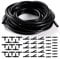 YIXISI 5m Scheibenwaschanlage Schlauch, Wischwasserschlauch Reparaturset, Automotive Schlauch, Isolierschlauch, Universal Scheibenwaschanlage Schlauch mit 45 Stücke Schlauchverbinder