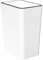 15L Capacity Plastic Garbage Bin with Press Cover, Good Sealing, for Bathroom Toilet Kitchen, White