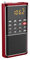 Radio portátil pequeña de bolsillo para radio FM, funciona con batería recargable, USB/tarjeta micro SD/ranura para tarjeta TF, reproductor MP3, llave numérica, con grabadora, excelente recepción y