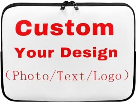 Belidome Funda personalizada para portátil de 13, 14 + 15.6, 16 y 17 pulgadas, funda personalizada para tablet