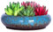 Succulent Plant Pot Large Bonsai Pot with Drainage Hole Ceramic Cactus Plant Pot for Indoor Outdoor Large Bonsai Pot Ceramic Plant Pot Ceramic Flower Pot Cactus Plant Pot