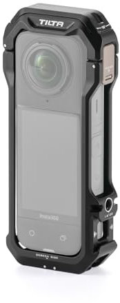 TILTA X4 Gabbia completa per fotocamera, compatibile con X4 con filettatura 1/4-20 con punti di fissaggio - Nero TA-T67-FCC-B