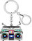 LONYOO Acryl Vintage Kassette Band Schlüsselanhänger Retro 90er 80er Jahre Zubehör für Frauen Mädchen Rucksack Geldbörse Charms (Mehrfach)