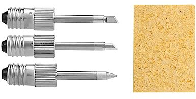Quisiete 3 Pcs Punte di Saldatura in Saldatore USB Punta di Saldatura per Stazioni di Saldatura Interfaccia E10
