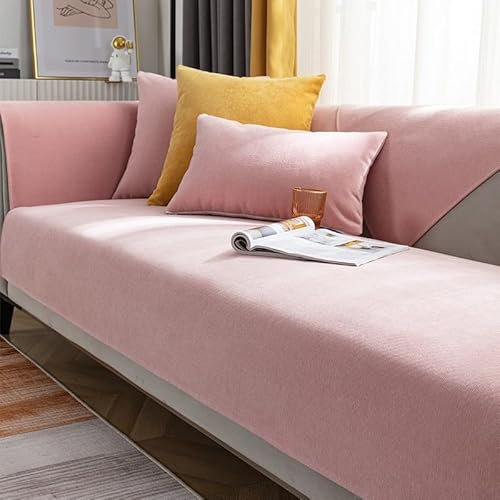 YWQJL Sofabezug Ecksofa Stretch Ohne Armlehne U Form 2 Sitzer 3 Sitzer Sofaschoner rutschfest Sitzfläche I Form Ecksofa Wasserdicht Katze Für Hunde Sofa Überzug(#2,70x90cm)