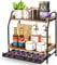 HomGOAT 3-Tier Coffee Station Organizer with Nespresso Pod Holder, Coffee Bar Accessories, Hot Chocolate Station with Coffee Pod Storage & Dolce Gusto pod holder, Coffee Organiser, Nespresso Storage