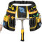 IBVIVIC Ceinture Porte-Outils pour Homme, Pochette à Outils Magnétique avec 28 Poches, Réglable et Détachable pour Électricien, Charpentier, Construction, Jaune