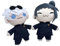 wiztex J-ujutsu K-aisen Plüschtier, YouTube-Video Anime Stuffed Animal, Kuscheltiere für Jungen und Mädchen (Gojo and Geto)