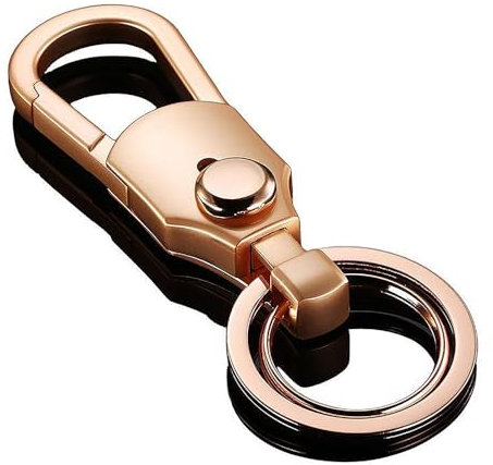 YWXKZZMX Porte Clé Voiture, pour Audi TT Mk1 Type 8N TT Quattro 1998-2006 Portable Anti-Perte Porte-clés Auto Clef Accessoires,B