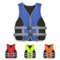Giubbotto di Salvataggio per Adulti e Bambini, Aiuto al Galleggiamento Regolabile in Schiuma con Fischietto, per SUP, Kayak, Surf e Sport Acquatici (Blue, L)