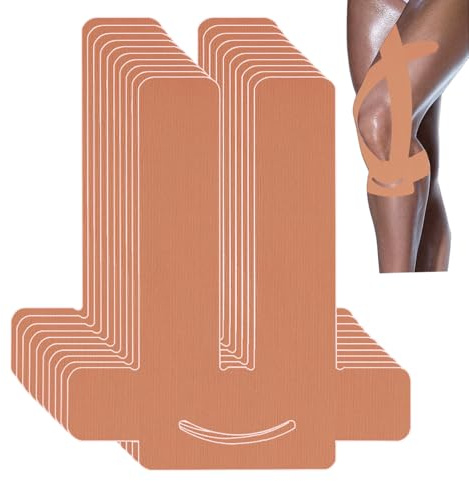 ANAMPION Kinesiotapes Vorgeschnitten for Knees,10Stück Wasserfestes kinesiotape für Knee Schmerzlinderung,Original Baumwolle Knie Tape für Sport&Dauerhafte Unterstützung (Hautfarbe, 10 Stück) | Wasserfestes kinesiotape für Knee Schmerzlinderung, Original Baumwolle Knie Tape für Sport & Dauerhafte Unterstützung