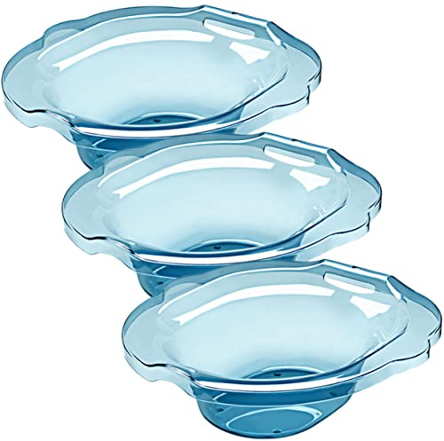 Sitzbad für Toilette 3 Stück aus Pet für Frauen Blau