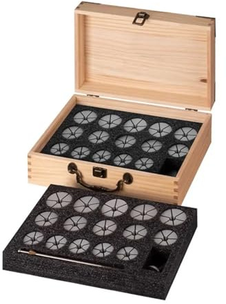 Mandrino for tornio da 8 mm for anello filettato della cassa e lucidatura del fondello - Kit mandrino espanso internamente ad alta precisione for la riparazione di orologi Per uso fai da te