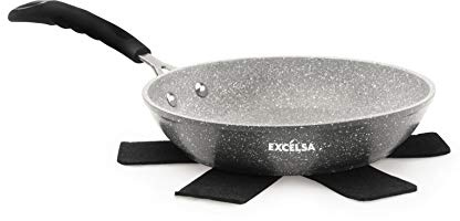 Excelsa Forn-Ok Antihaft-Pfanne, 1 Griff Diametro: 24 cm grau