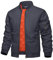 KEFITEVD Wintermäntel für Männer Fleece gesteppte Bomberjacken Casual Military Windbreaker Varsity Baseball Jacket