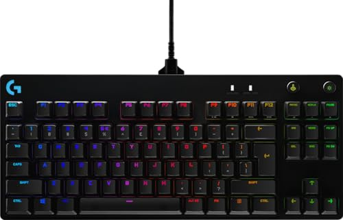 Logitech Teclado mecánico G Pro X con interruptores GX Brown Tactile. Diseño del Teclado QWERTY US Internacional gx_Brown
