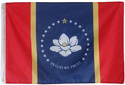 FLAGGE MISSISSIPPI NEU 2020 150x90cm - MISSISSIPPI FAHNE 90 x 150 cm - flaggen AZ FLAG Top Qualität