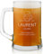 Maverton Chope à Bière Gravée de 50 cl – Chope personnalisée avec Anse - Verre pour les Amateurs de Bière – Cadeau Anniversaire Homme - Cadeau Homme - santé