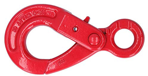 Gancho Deslizante Autoblocante 2T G80, Cerradura de Seguridad con Rotación, Aleación de Acero para Aparejo de Elevación Y Transporte En Fábrica, Puerto E Ingeniería