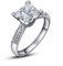 Musihy Zirkonia Ring, Couple Ring Zirkonring Pavé Fassung Zirkonia Weiß Ringgröße 53 Couple Geschenke