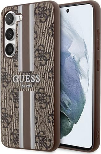 Hülle Guess GUHCS23SP4RPSW Samsung S23 S911 braun 4G Printed Stripe