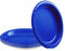YAAVAAW 16Pc Blue Paper Plates Party Supplies, Kings Coronation Plates, 9'' Round Dessert Dinner Luncheon Disposable Tableware Solid Color for Kings Decorations (YA-SolidTableware)