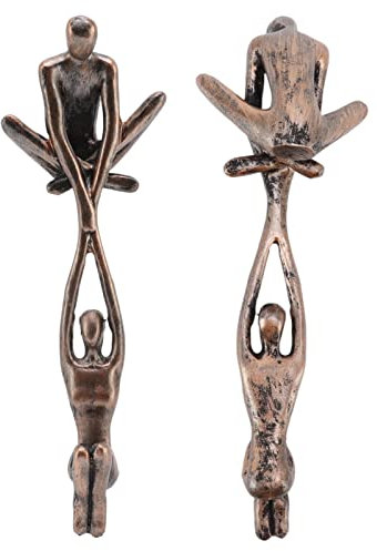 Skulptur-Ornament Abstrakte Kunst, Statue, Paar, Mann, Hebende Frau, Tanzende Figur, Symbol der Liebe, Ornament f¨¹r Hochzeit, Heiratsantrag, Paare Skulptur-Ornament,