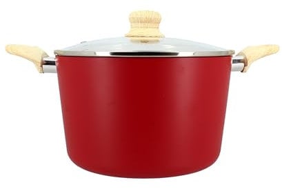 MENASTYL - Faitout 24cm Colorama magenta - En Aluminium - Revêtement antiadhésif en céramique - Tous feux dont induction