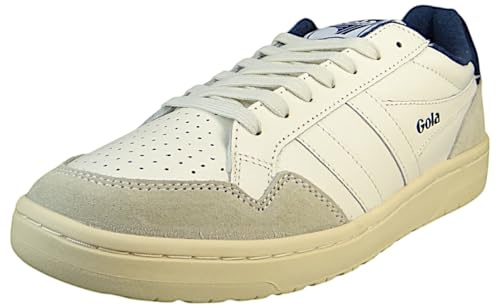 Gola Unisex Eagle Sneaker, Off White/Navy, 45 EU