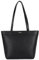 Telena Shopper Tasche Groß Damen Tote Bag für Frauen wasserdichte Handtasche Damen 13.3 Zoll Laptop Schultertsache,Schwarz