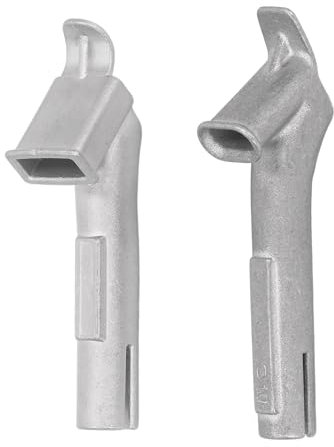 LELWNGGQ 2Pcs 5x14mm 5x10mm Oval Head 8mm End Heat Nozzle,Stainless Steel Welding Tips Nozzle Hot Air Attachments for PP PVC Material