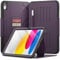KAIJIAbox for iPad (A16) 11th/10th Generation Case 11/10.9 Inch (2025/2022), Soft PU Leather Multi-Angle Strong Magnetic Stand Cover with Pencil Holder, Card Slots, Auto Sleep/Wake, Purple