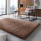 Taracarpet Shaggy Hochflor Langflor Teppich Twilight Luxus Qualität aus Belgien geeignet fürs Wohnzimmer Schlafzimmer und Kinderzimmer 8822 rost braun 200x250 cm